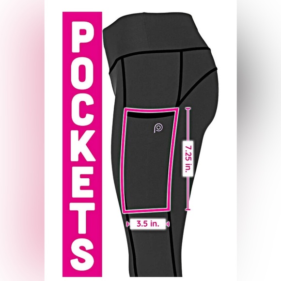 Pop fit bike shorts in magenta size 2X - Picture 5 of 5